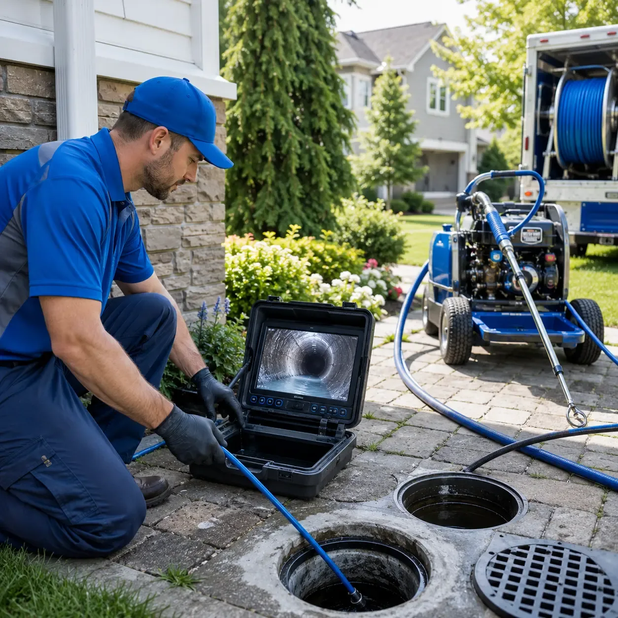Outdoor drain cleaning professionals serving Monroe, NY